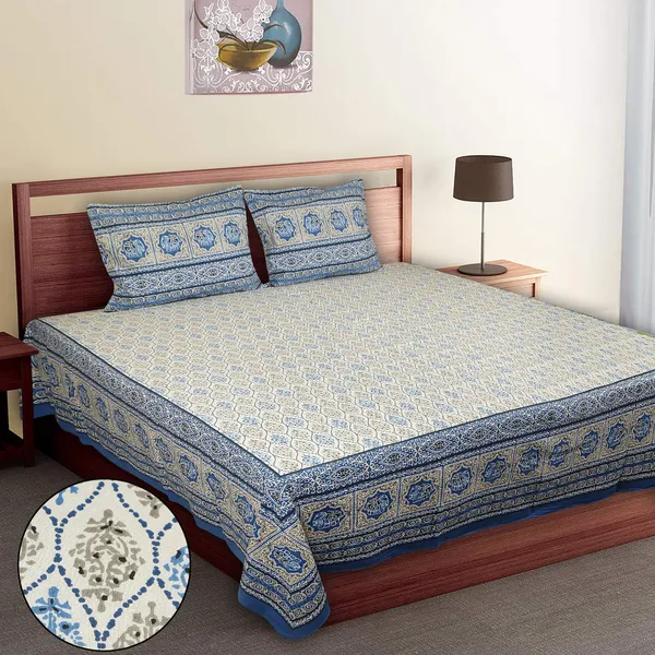 Blue_Cotton_Royal_Heritage_Empire_Blue_Double_Bedsheet_With_Pillow_Cover_108_X_108_Cm